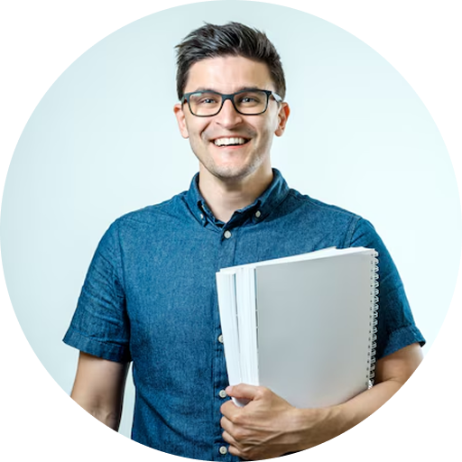 Author with 'Speak with...' book